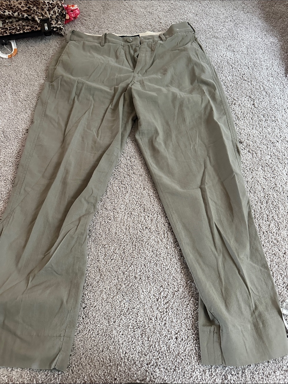 Abercrombie & Fitch Olive Green Chinos